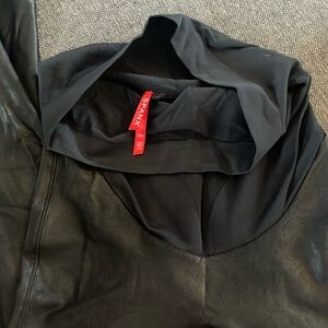 Spanx Maternity Faux Leather Leggings